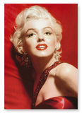 Monroe in a red dress (Pack of 2 prints)