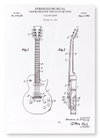 Patent of guitar (1955) (Pack of 2 prints)