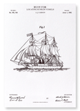 Patent of buoy (1897) (Pack of 2 prints)