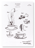 Patent of tea bags (1934) (Pack of 2 prints)