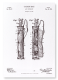 Patent of caddy (1905) (Pack of 2 prints)