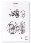 Patent of camera (1940) (Pack of 2 prints)