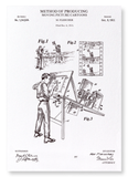 Patent of moving picture cartoons (1917) (Pack of 2 prints)