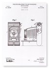 Patent of photographic film winding (1920) (Pack of 2 prints)