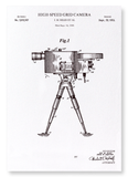 Patent of high-speed grid camera (1953) (Pack of 2 prints)