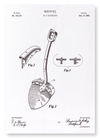 Patent of shovel (1885) (Pack of 2 prints)