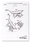 Patent of wheelbarrow (1952) (Pack of 2 prints)