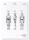 Patent of C-3PO (1979) (Pack of 2 prints)