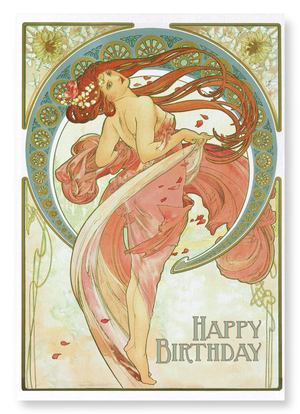 Mucha birthday (Pack of 2 prints)