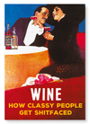 Classy wine (Pack of 2 prints)