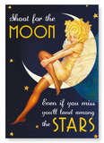 Shoot for the moon (Pack of 2 prints)