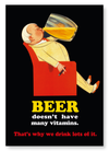 Drink lots of beer (Pack of 2 prints)