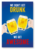 We get awesome (Pack of 2 prints)