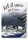 Let it snow (Pack of 2 prints)