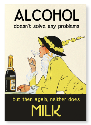 Alcohol and problem solving (Pack of 2 prints)