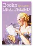 Books are a girl’s best friend (Pack of 2 prints)