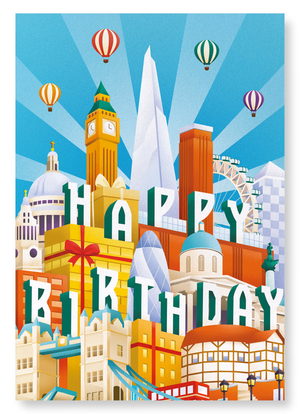 London deco birthday (Pack of 2 prints)