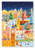 London festive winter (Pack of 2 prints)