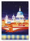 St paul’s at night (Pack of 2 prints)