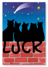 Lucky black cats (Pack of 2 prints)