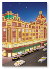 Harrods at night (Pack of 2 prints)