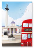 National gallery and bus (Pack of 2 prints)