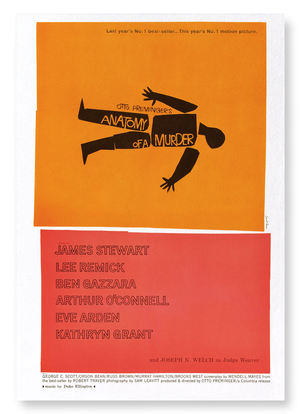 Anatomy of a murder (1959) (Pack of 2 prints)