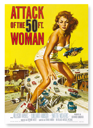 Attack of the 50 ft. woman (1958) (Pack of 2 prints)