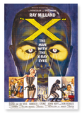 X: The man with the x-ray eyes (1963) (Pack of 2 prints)