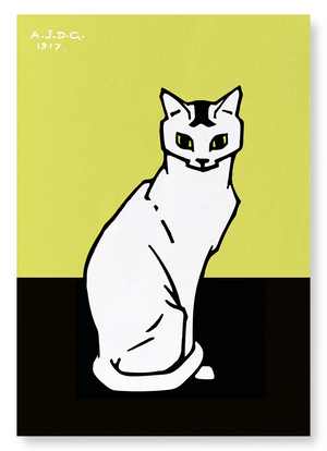 SITTING CAT (1917): 2xPrints