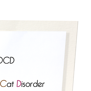 OCD (Obsessive Cat Disorder) (Pack of 2 prints)