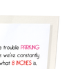 Parking and 8 inches (Pack of 2 prints)