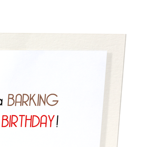 A barking birthday (Pack of 2 prints)