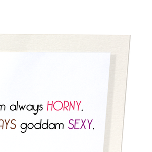 You're just always sexy (Pack of 2 prints)