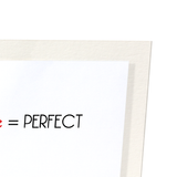 You + me = perfect (Pack of 2 prints)