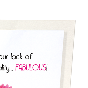 I find you fabulous (Pack of 2 prints)