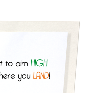 Aim high (Pack of 2 prints)