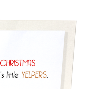 Santa's yelpers (Pack of 2 prints)