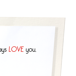 Owl always love you (Pack of 2 prints)