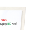 Naughty and nice (Pack of 2 prints)