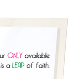 Leap of faith  (Pack of 2 prints)