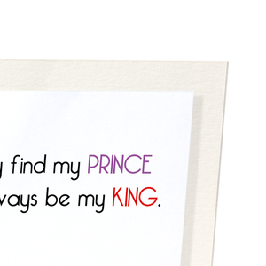 Daddy my king (Pack of 2 prints)