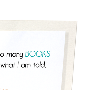 Books keep you informed (Pack of 2 prints)