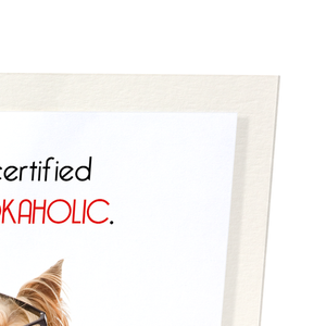 Certified bookaholic (Pack of 2 prints)