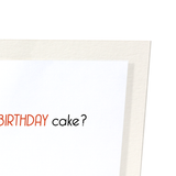 Do I smell birthday cake? (Pack of 2 prints)