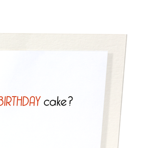 Do I smell birthday cake? (Pack of 2 prints)