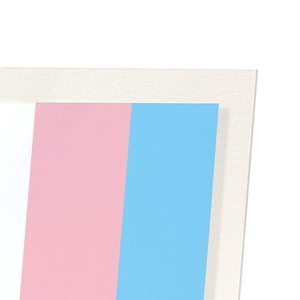 Transgender pride flag (Pack of 2 prints)