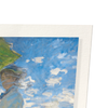 Lady with a parasol by monet : 2 prints