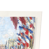 La rue montorgueil in paris by monet : 2 prints