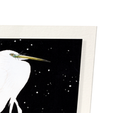 Egret in winter (Pack of 2 prints)